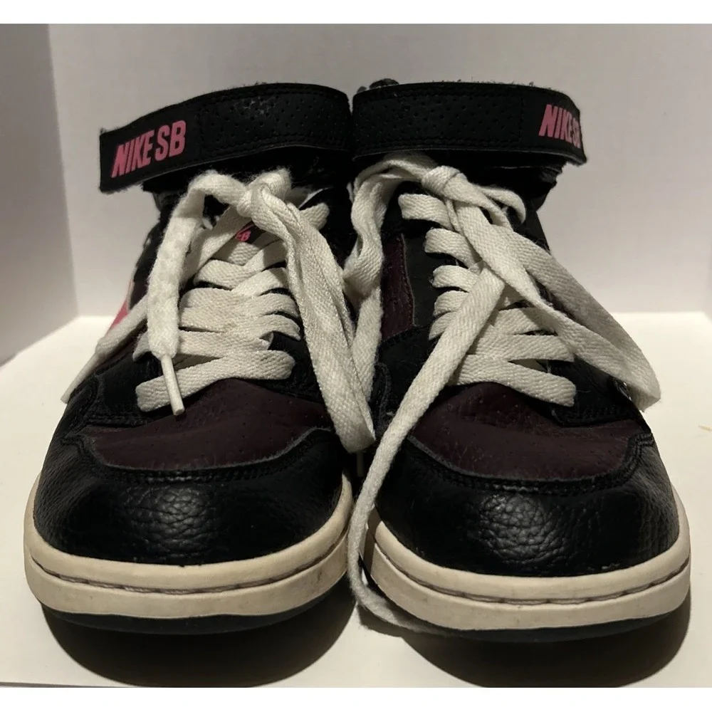 Nike SB Morgan Mid 2 JR B Shoes Pink Blast/Dark Gray 645025 060 Youth Size 5.5‎